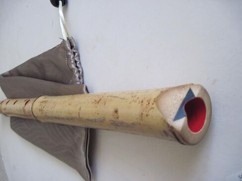 1.8 Pentatonic Shakuhachi 5 Holes - Voicing has Buffalo Horn Flake inlet - Traditional Zen Instrument in Saudi Arabia