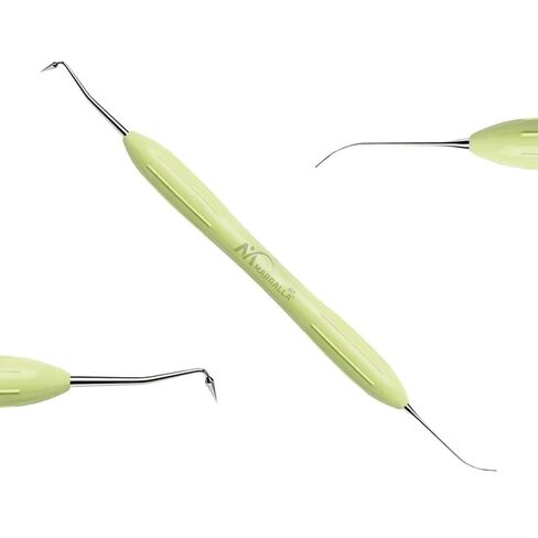 Dental Composite Filling Instruments Set of 6 Silicone Handle Restoration Appling Condensing Resin Tooth Restoration Tools in Kuwait