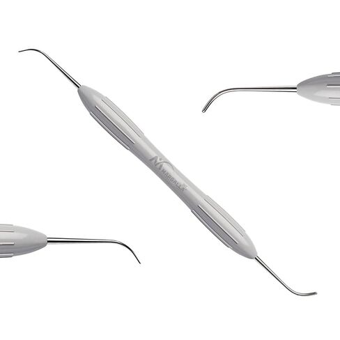 Dental Composite Filling Instruments Set of 6 Silicone Handle Restoration Appling Condensing Resin Tooth Restoration Tools in Kuwait