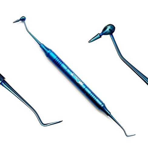 Dental Composite Instrument #6 Titanium Blue CIG6 Plastic Filling Restorations Amalgam Placing Finishing Margins Carving Condensing Super Plugger in Kuwait