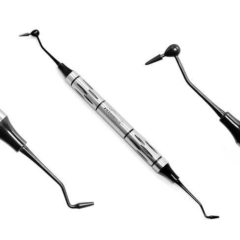 Dental Composite Instrument #6 Titanium Black CIG6 Plastic Filling Restorations Amalgam Placing Finishing Margins Carving Condensing Super Plugger in Kuwait