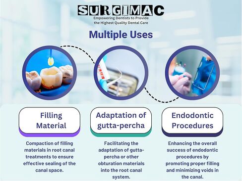 SurgiMac Premium D11 Root Canal Plugger, 0.40mm, Stainless Steel Endodontic Tool, Precision Dental Instrument for Root Canal Treatments, 1-Pack in Saudi Arabia