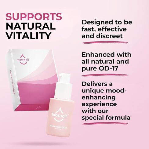 مصل لوبراسيل سينسيشن للنساء - مصل ترطيب البشرة الأنثوية بمستخلصات عشبية - ترطيب وتغذية وتنشيط - زيادة العاطفة والقيادة والإثارة، 30 مل (عبوة واحدة) in Kuwait