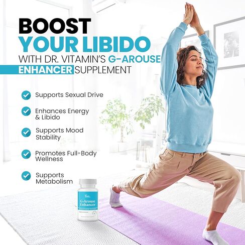 محسن G-Arous للإناث | معززة الرغبة الجنسية للنساء | تركيبة سريعة المفعول مع أعشاب العنزة وجذور الماكا وتونغكات علي وتريبولوس | معزز الرغبة الجنسية الأنثوية للطاقة، 60 كبسولة in Kuwait