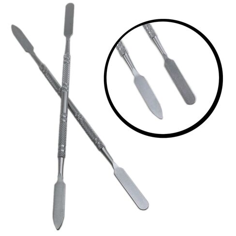 yukata Stainless Steel Spatula Lab Spatula Mini Metal Spatula Micro Spatula Art Spatula Conical Arrow End Flat End 6PCS (Wire Palette bar) in Saudi Arabia
