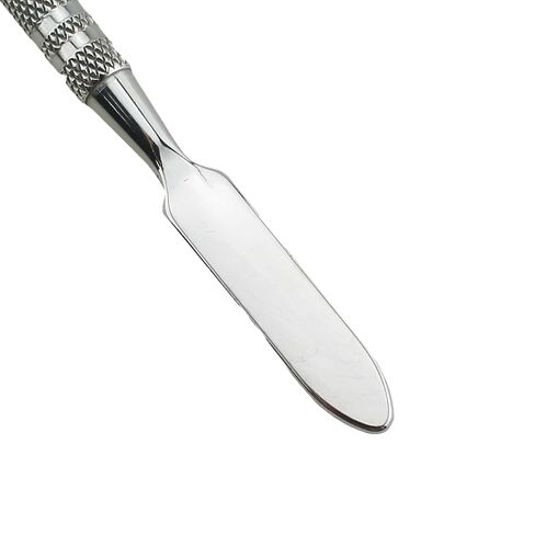 TAODAN 4PCS 160mm Silver Stainless Steel Spatula Double Ended Laboratory Scraper Mini Metal Embossing Rod Foundation Tint Bar Suitable for Classrooms and Plants in Saudi Arabia