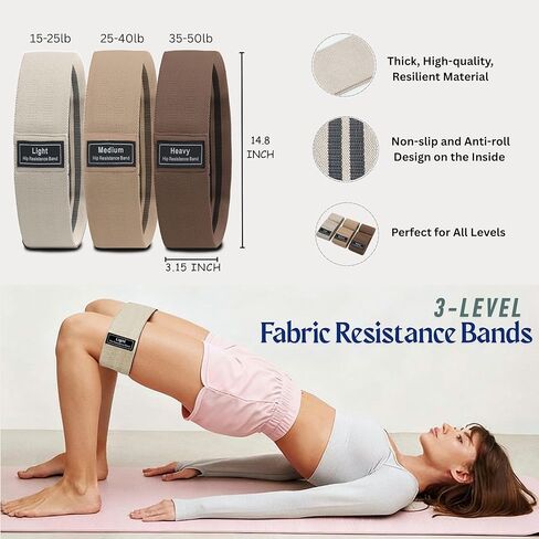 Pilates Kit, Home Pilates Kit with Pilates Ring and Ball Set, 14-Piece Full Body Pilates Equipment Set with Resistance Bands, Sliders, Ankle Weights & Grip Socks for Home Workouts in Kuwait