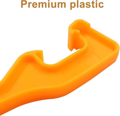 5 Gallon Bucket Lid Opener Tool, 3 Pieces Plastic Pail Lid Remover Paint Opener, Orange Bucket Wrench for Home Industrial Use in Saudi Arabia