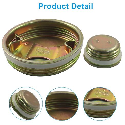 6Pcs Bung Caps for 55 Gallon Drum, Steel Drum Bung Plug 2 Inch Bung Hole Cap 3/4 Inch Barrel Caps, Coated Metal Caps for 55 Gallon Barrel/Industrial Users in Saudi Arabia