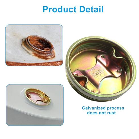 6Pcs Bung Caps for 55 Gallon Drum, Steel Drum Bung Plug 2 Inch Bung Hole Cap 3/4 Inch Barrel Caps, Coated Metal Caps for 55 Gallon Barrel/Industrial Users in Saudi Arabia