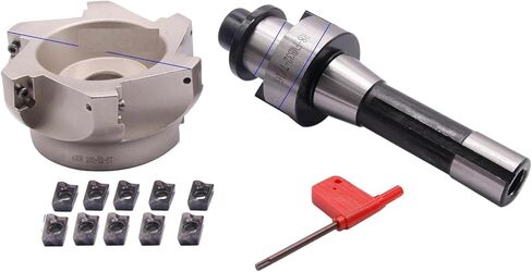 R8 FMB32 أربور 400R-100-32-6T الوجه نهاية مطحنة شل القاطع + 10 قطعة APMT1604 إدراج in Kuwait