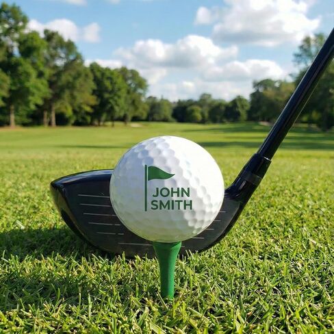 Personalized Golf Ball Stamp 17mm Larger Custom Logo Marker Waterproof Golf Ball Stamper Tool with Leak-Proof Ink Bottle and Manual Gift to Men Golfers Dad Husband in Saudi Arabia