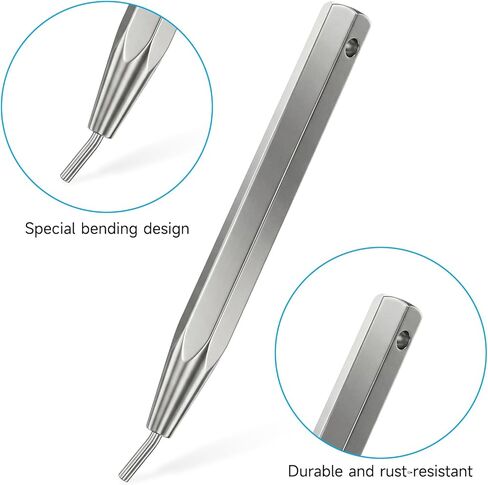 Violin Chin Rest Screwdriver Professional Chinrest Screwdriver Stainless Steel Installing Violin Chin Rest Shaft Screw Wrench Sliver Installation Adjustment Tool Violins Screws Secure Replace Tool in Kuwait