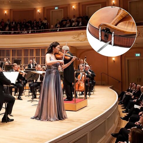 Violin Chin Rest Screwdriver Professional Chinrest Screwdriver Stainless Steel Installing Violin Chin Rest Shaft Screw Wrench Sliver Installation Adjustment Tool Violins Screws Secure Replace Tool in Kuwait