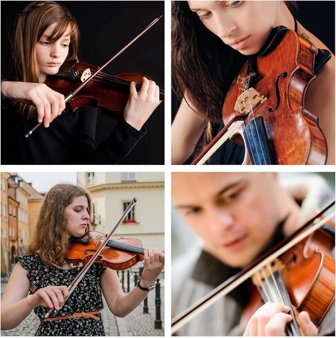 Violin Shoulder Rest for 4/4 and 3/4 Size, Collapsible and Height Adjustable Feet, Universal Type Parts Soft Easy to use, High Strength Sponge (Black) in Kuwait