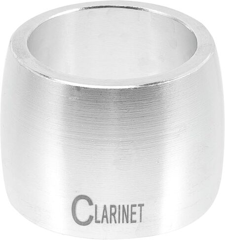 مشبك معدني من Luxshiny Alto Saxophone بمشبك معدني فضي اللون لقطعة الفم ألتو ساكس، ملحق الساكسفون مناسب لآلات الرياح وأداء الموسيقى in Kuwait