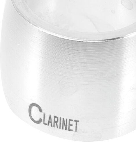 مشبك معدني من Luxshiny Alto Saxophone بمشبك معدني فضي اللون لقطعة الفم ألتو ساكس، ملحق الساكسفون مناسب لآلات الرياح وأداء الموسيقى in Kuwait