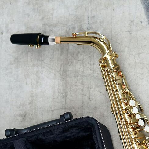 مشبك معدني من Luxshiny Alto Saxophone بمشبك معدني فضي اللون لقطعة الفم ألتو ساكس، ملحق الساكسفون مناسب لآلات الرياح وأداء الموسيقى in Kuwait