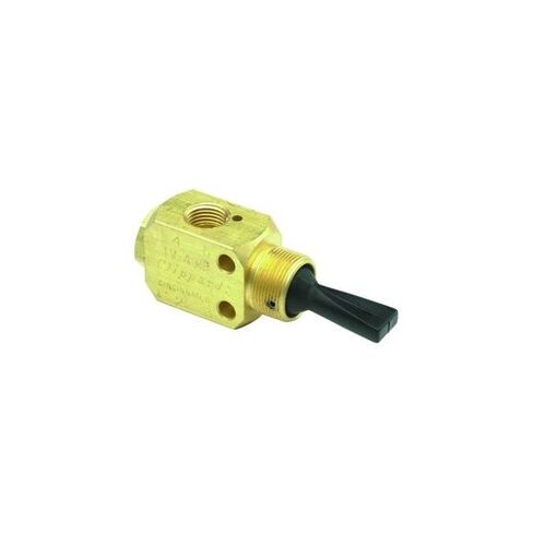 Clippard TV-4MP صمام ثلاثي المواضع رباعي الاتجاهات، مفتاح بلاستيكي، 1/8 بوصة NPT، 4.5 SCFM عند 50 رطل لكل بوصة مربعة، 7.5 SCFM عند 100 رطل لكل بوصة مربعة in Kuwait