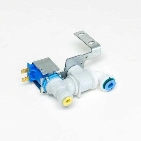 Universal Refrigerator Ice Maker Water Inlet Valve – 1/4" Inlet x 5/16" Outlet, Push-On Fittings, 120V – Compatible with W10881366, AP6026391,Replacement for Numbers W10217918, 2313644, 4451599 ﻿ in Kuwait