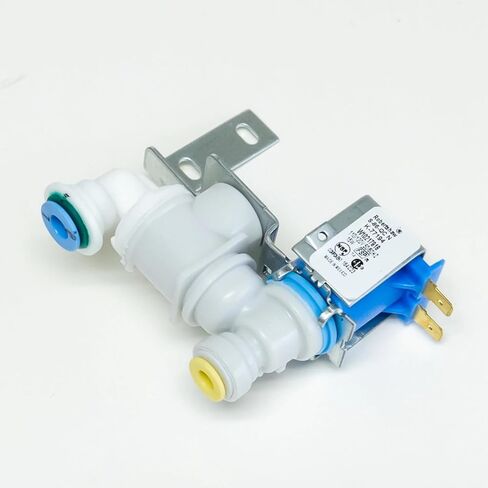 Universal Refrigerator Ice Maker Water Inlet Valve – 1/4" Inlet x 5/16" Outlet, Push-On Fittings, 120V – Compatible with W10881366, AP6026391,Replacement for Numbers W10217918, 2313644, 4451599 ﻿ in Kuwait