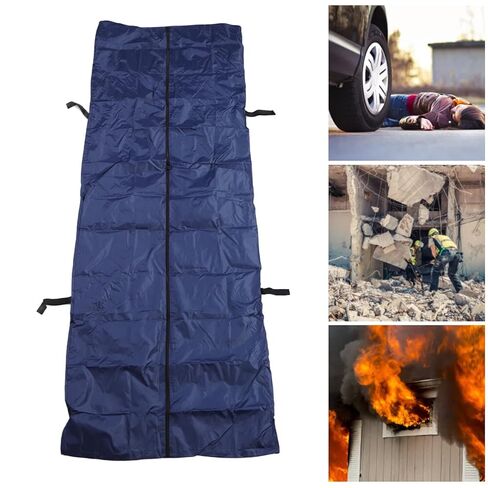 Body Bag Leak Proof Body Storage Bag Thickened Emergency Dead Body Bag for Mortuary Home Hospital 210 x 75cm / 82.7 x 29.5in (210 * 75CM) in Saudi Arabia