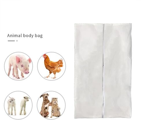 Animal Cadaver Bag Pet Body Bag Biodegradables Lawns Care Pet Leak Proof Carrying Container for Funeral Hospitals Animal Carrying Container in Saudi Arabia