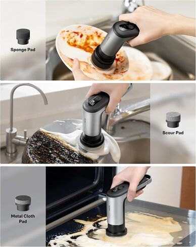 HOTO 9 Pcs Replacement Pads, Compatible with HOTO Grip™ Cordless Electric Spin Scrubber and Handheld Short-Handle Electric Spin Scrubber in Saudi Arabia