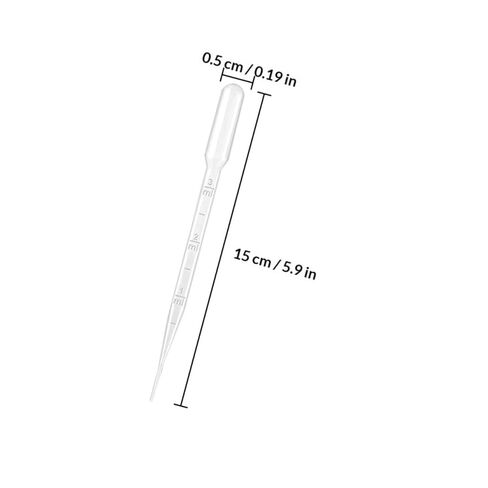 Disposable Graduated Plastic Pipettes 3ml Transfer Droppers with 5 Small Funnels, 205pcs Lab Pipettes for Liquid Measurement and Plant Dropper Use in Saudi Arabia