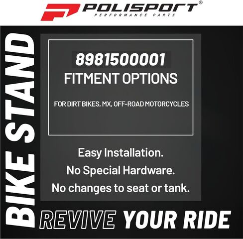 Polisport Pital Pit Bike Stand - الوزن الخفيف والفضاء للدراجات النارية ، دراجات الأوساخ ، MX ، على الطرق الوعرة (FIM Motocross World Championship Stand Bike Stand) - Yellow in Saudi Arabia