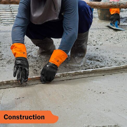 Gastody™ - Chemical Resistant Gloves, Reusable,Heavy Duty Safety Work Gloves,Resist Acid,Oil,Alkali - S-M-L-XL-XXL Size in Kuwait