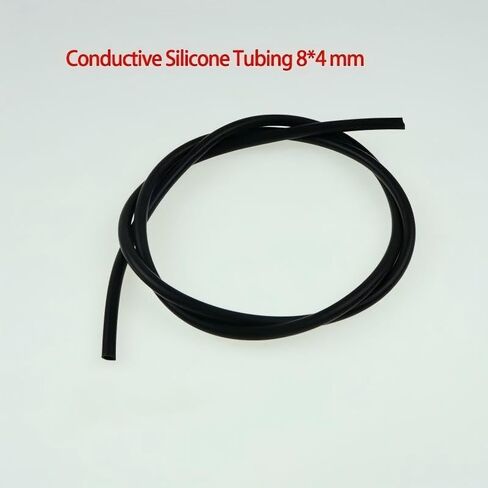 3FT 5/16" OD 5/32" ID Conductive Silicone Rubber Tube 8mm OD 4mm ID 1 Meter for Industrial, No Static Electricity in Kuwait