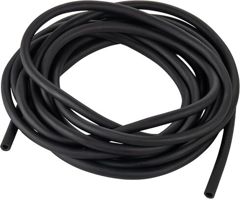 Natural Latex Rubber Tubing Tube ID 1/4 inch, 3/8 inch OD, 16.5 ft Length for Slingshot Catapult Sporting Elastic Band Hose (Black) in Saudi Arabia