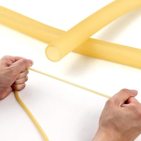 33FT أنابيب المطاط اللاتكس، أنبوب اللاتكس الطبيعي 3 / 8in OD 1 / 4in ID مقلاع الأنابيب الجراحية أنبوب المنجنيق خرطوم المطاط الرمح الفرقة قطعة واحدة مستمرة in Kuwait