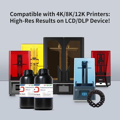 Siraya Tech Rebound 55A Black – Fast-Rebound 3D Printing Resin, High Elasticity, 55A Shore Hardness, Flexible & Shock-Absorbing – for Prototyping, Industrial & Consumer Applications (1kg) in Kuwait