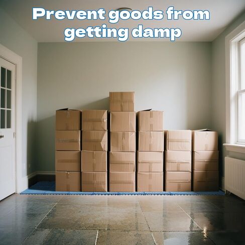 12 قطعة من المنصات البلاستيكية خفيفة الوزن القابلة للتعشيش، منصة بلاستيكية للتخزين في الطابق السفلي من الداخل والخارج، تبقي البضائع بعيدًا عن الجوانب السفلية الرطبة (11.8 بوصة * 11.8 بوصة) in Kuwait