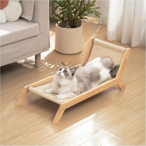سرير خدش Cat Cat Avont Sisal ، خدش الخدش ، لا فوضى أريكة كرسي للخدش للقطط الداخلية -Large in Kuwait