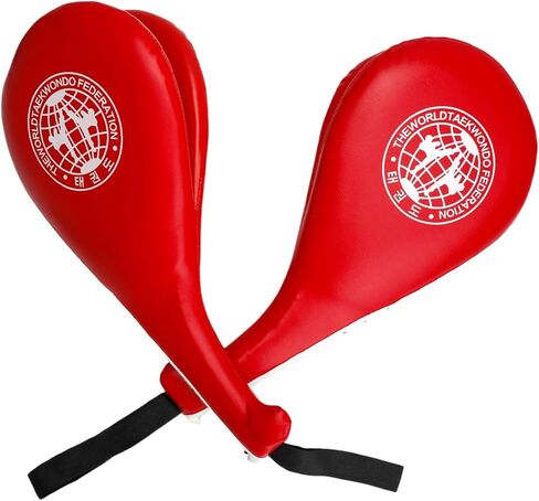 عبوتان من وسادات ركلة التايكوندو الحمراء - وسادات متينة للفنون القتالية، أهداف تدريب كيك بوكسينغ TKD للكاراتيه للتدريب in Kuwait