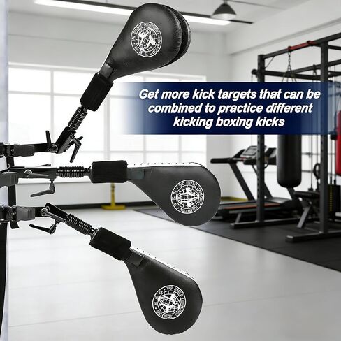 Taekwondo Kick Pad Target, Kicking Pads with Mounting Bracket for Martial Arts Training Tae Kwon Do Karate Kickboxing, Hands-Free in Saudi Arabia