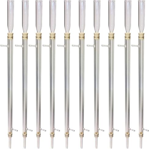 302-3-10 Liebig Condenser, Rubber Joints, 500mm Inner Tube, Pack of 10 in Saudi Arabia