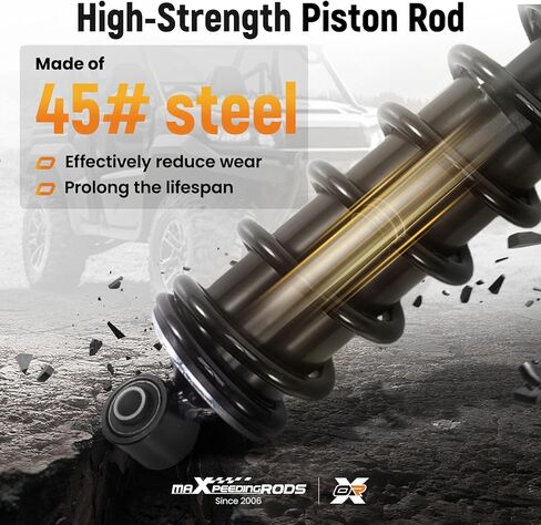maXpeedingrods Rear Shock Fit for Honda Rancher TRX420FA BR 2014-2023, for Honda Rancher ES TRX420FE BR 2014-2023, for Honda Rancher TRX420FM BR 2014-2023, 52400-HR3-A21 Monotube Absorber, Black in Saudi Arabia