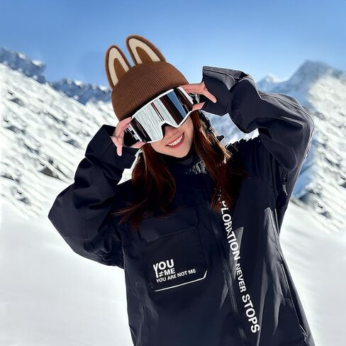 Ski & Snowboard Helmet Cover Animal Knitted Hat for Snowboarding in Saudi Arabia