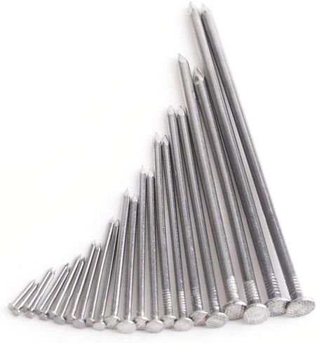 Stainless Steel Hardware Nails, Special Steel Nails, Woodworking, Wall, Small Iron Nails-2 inch 50mm42pcs(6 Inch 150mm8pcs) in Saudi Arabia
