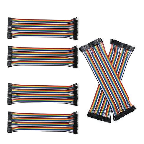 240pcs Multicolored Dupont Jumper Wires Kit, 20cm (8 Inch) Breadboard Ribbon Cables –Male to Male 2.54mm Pitch, Compatible with Arduino & DIY Electronics in Saudi Arabia