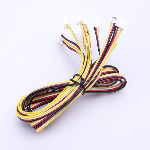 4-Pin 50cm Grove Cable with Buckled Connector (5-Pack) - Compatible with Seeed Studio Grove Ecosystem, Arduino & Raspberry Pi via Grove Shields in Kuwait