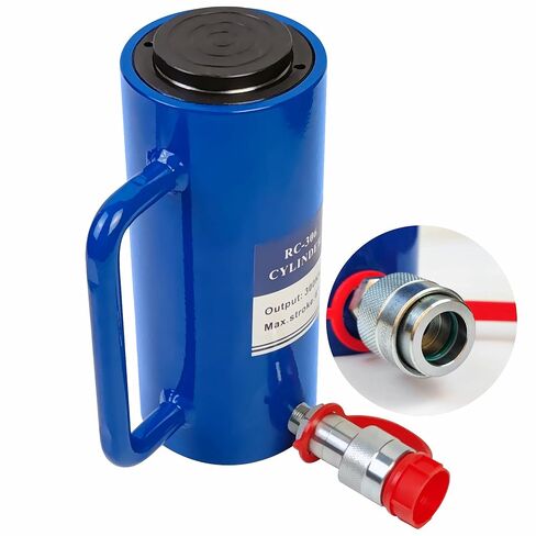 AMZCNC 20 Ton Hydraulic Cylinder Ram Single Acting 6 Inch Stroke 20T Hydraulic Cylinder Jack Lifting Jack Ram Portable Single Acting Lifting Cylinders with 6 inch Stroke in Saudi Arabia