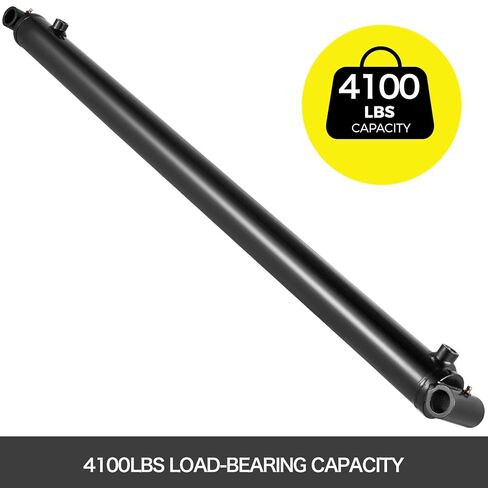 VEVOR Hydraulic Cylinder 2" Bore 36" Stroke Hydraulic Ram Cylinder Work Pressure 3000psi Welded Double Acting Cross Tube Port Size SAE6 Hydraulic Lifting Cylinder 2 x 36 inches Max Length 80 inches in Saudi Arabia