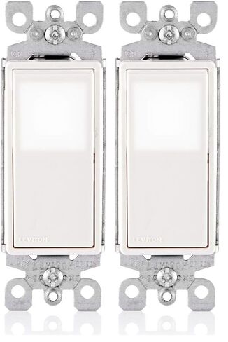 Leviton 15 Amp Decora LED Illuminated Light Wall Switch 3-Way, L5613-2W in Saudi Arabia
