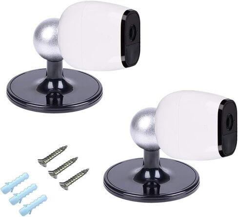قاعدة تثبيت على الطاولة من Haoyou لكاميرات Arlo Pro Arlo Go Arlo Pro 2 بدون أسلاك من Dropcessories (2 Pack أبيض) in Kuwait