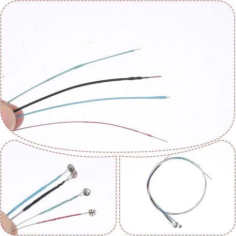 20 Pcs Violin Strings Full Set Violin Strings Universal String for 4/4 3/4 Size Stainless Core with Ball End in Saudi Arabia